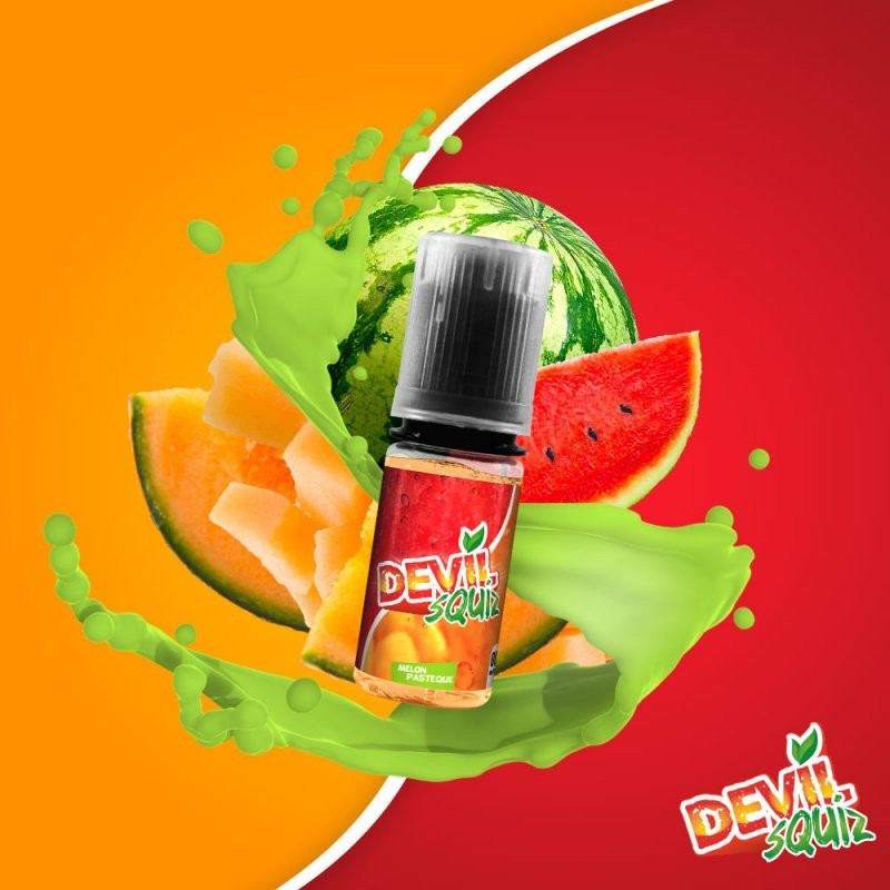 Melon Pastèque 10ml Devil Squiz (Nicotine:03 mg/ml) - AVAP