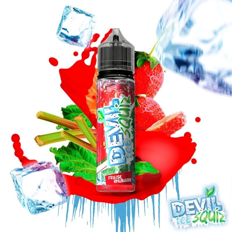 Fraise Rhubarbe 50ml Devil Ice Squiz - AVAP