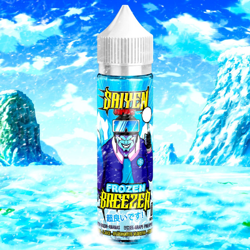 Frozen Breezer 50ml Saiyen Vapors (Nicotine: 00 mg/ml) - Swoke