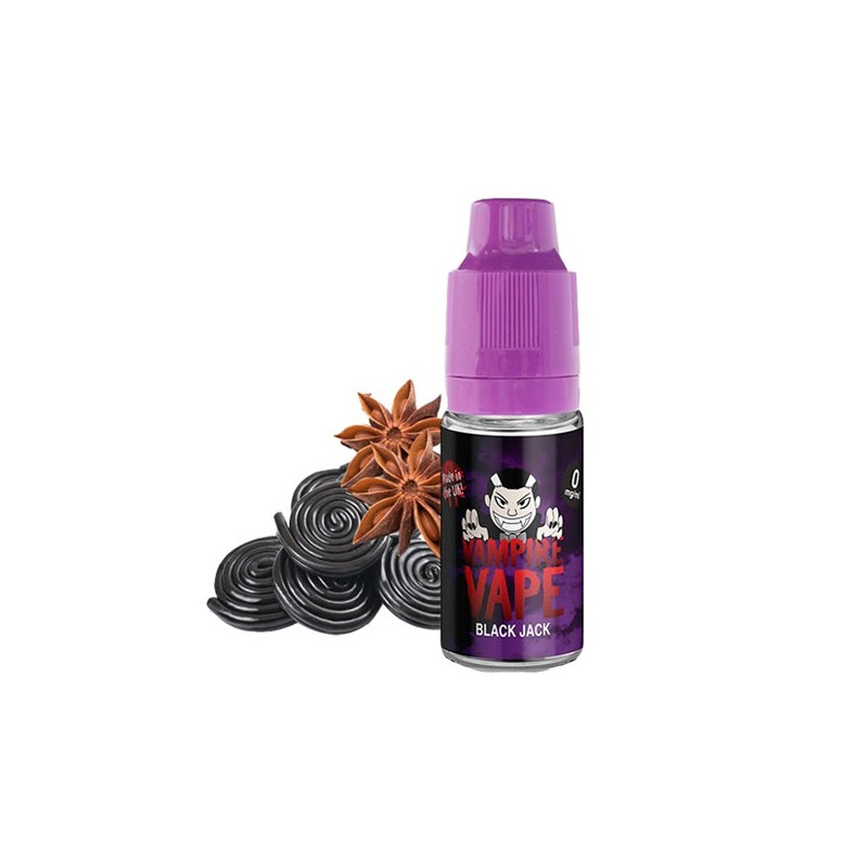 Black Jack 10ml (Nicotine: 00 mg/ml) - Vampire Vape