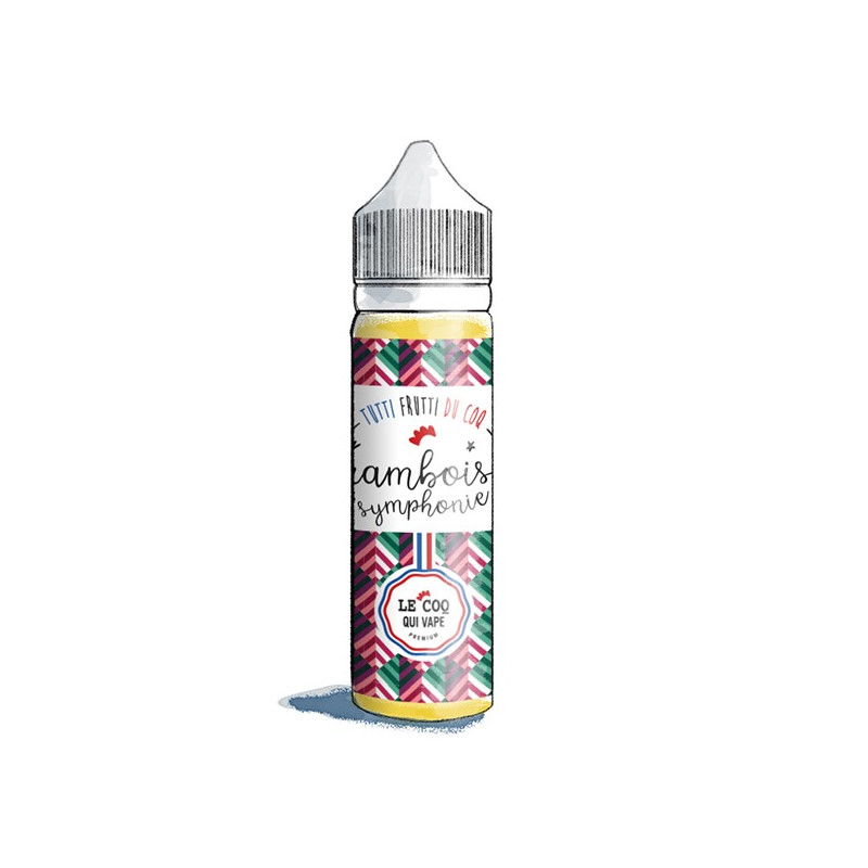 Framboise Symphonie 50ml Tutti Frutti du Coq (Framboise Symphonie 50ml Tutti Frutti du Coq - Le Coq qui Vape) - Airomia