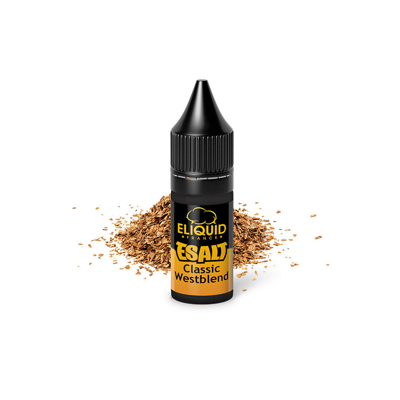 Classic Westblend 10ml Esalt (Nicotine:10 mg/ml) - eLiquid France