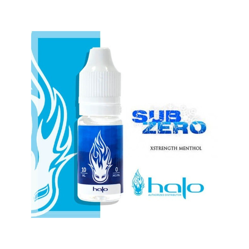 Sub Zéro 10ml (Nicotine:18 mg/ml) - Halo Premium eLiquides