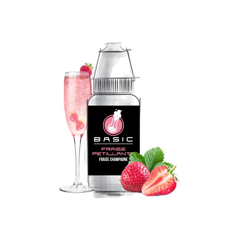 Fraise pétillante 10ml (Nicotine:03 mg/ml) - Bordo2