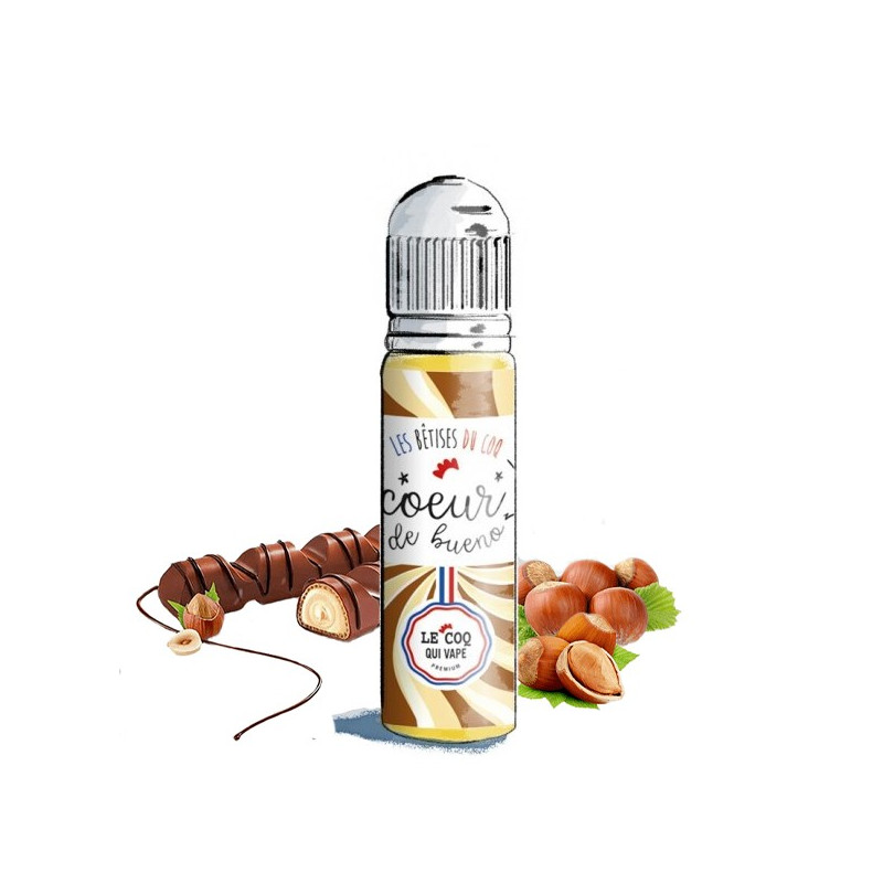 Coeur de Bueno 50ml Les Bêtises du Coq (Coeur de Bueno 50ml Les Bêtises du Coq - Le Coq qui Vape) - Airomia