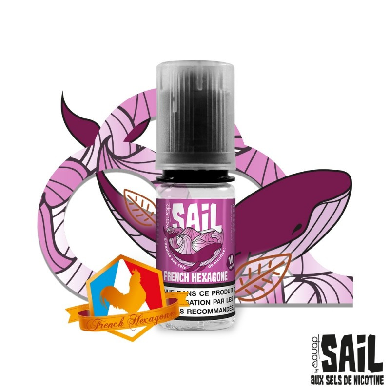 French Hexagone 10ml Sail (Nicotine:19 mg/ml) - AVAP