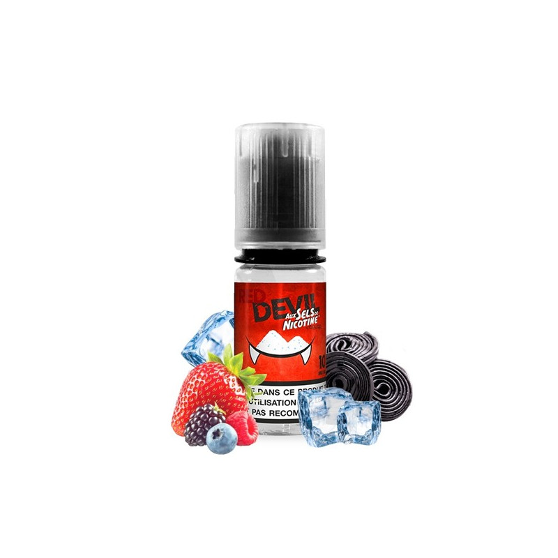 Red Devil Salt TPD FRA 10ml Les Devil's sels de nicotine (Nicotine:10 mg/ml) - AVAP