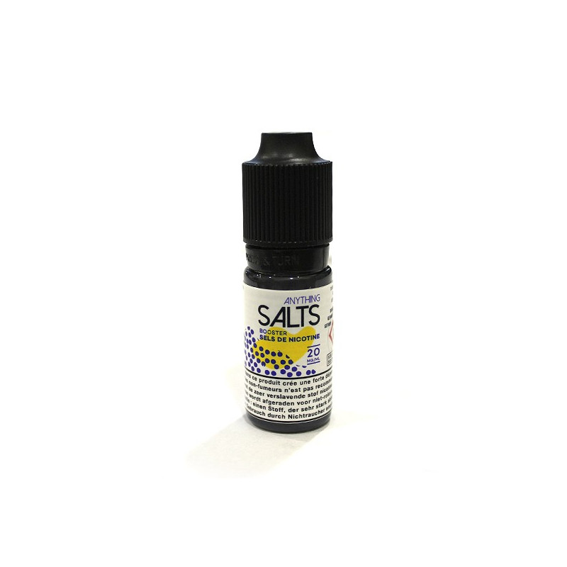 Booster aux sels de nicotine TPD FRANCE 10ml Anything Salts (Taux de PG/VG:50%PG / 50%VG) - FUU