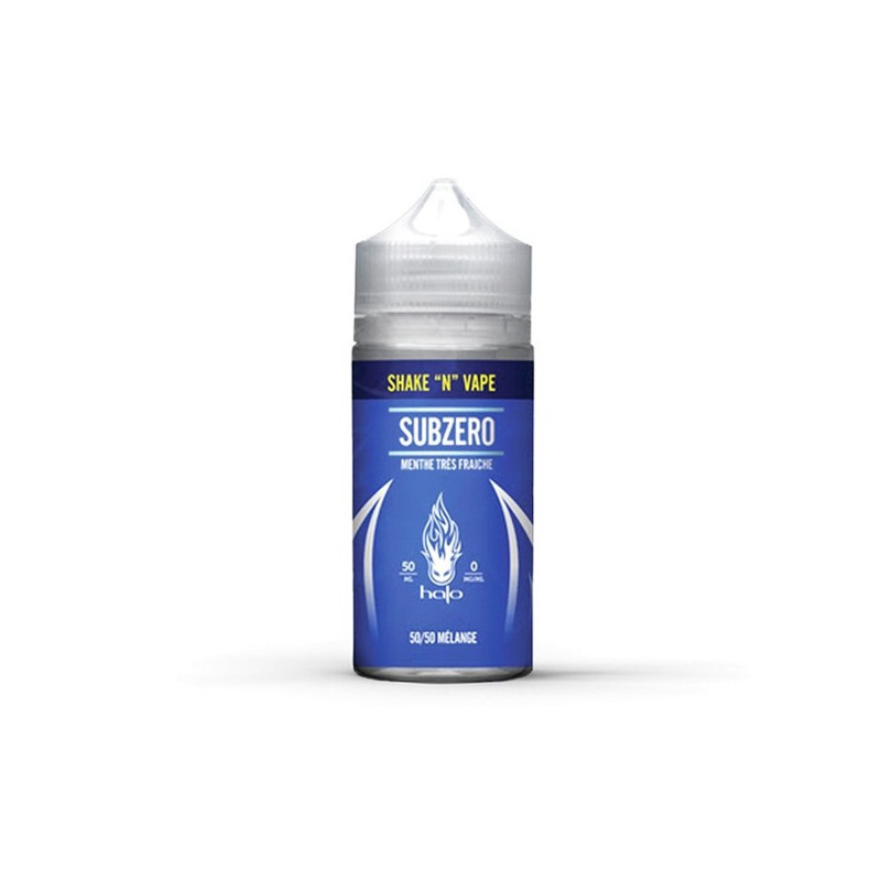 Sub Zéro 50ml (Nicotine: 00 mg/ml) - Halo Premium eLiquides