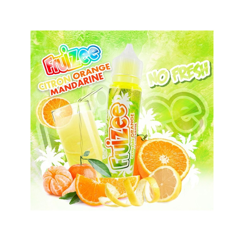Citron Orange Mandarine NO FRESH 50ml Fruizee (Nicotine: 00 mg/ml) - eLiquid France