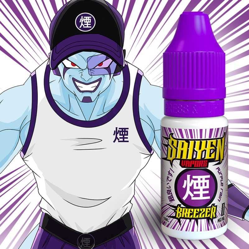 Breezer 10ml Saiyen Vapors (Nicotine: 00 mg/ml) - Swoke