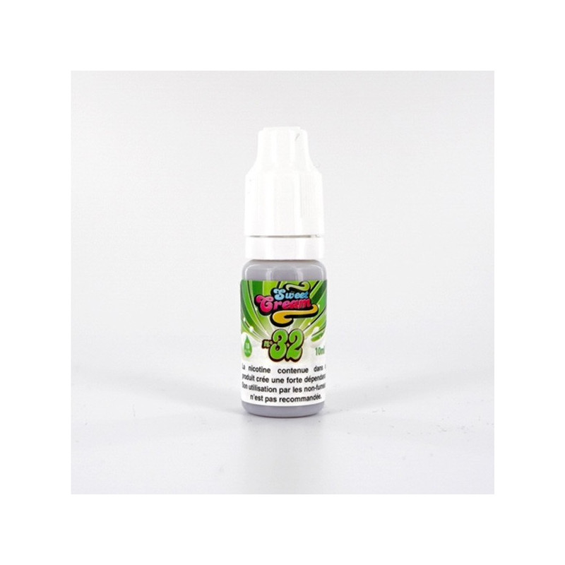 N°32 10ml Sweet Cream (Nicotine:03 mg/ml) - eLiquid France