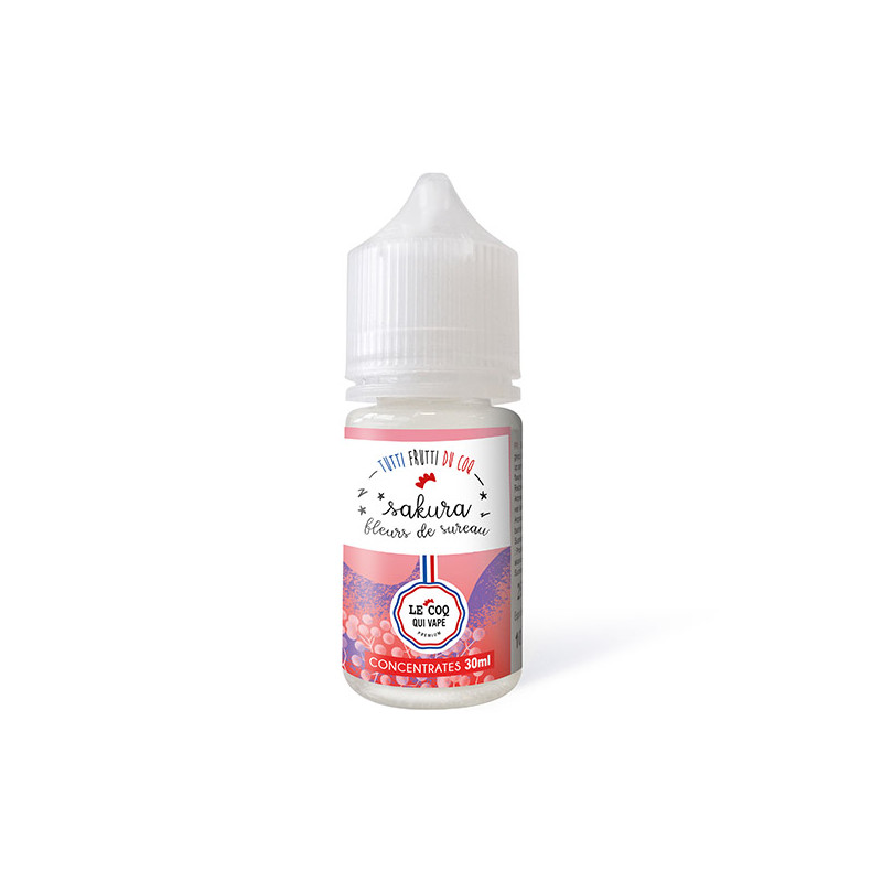 Concentré Sakura Fleur de Sureau 30ml Tutti Frutti du Coq (Concentré Sakura Fleur de Sureau 30ml Tutti Frutti du Coq - Le Coq qui Vape) - Airomia