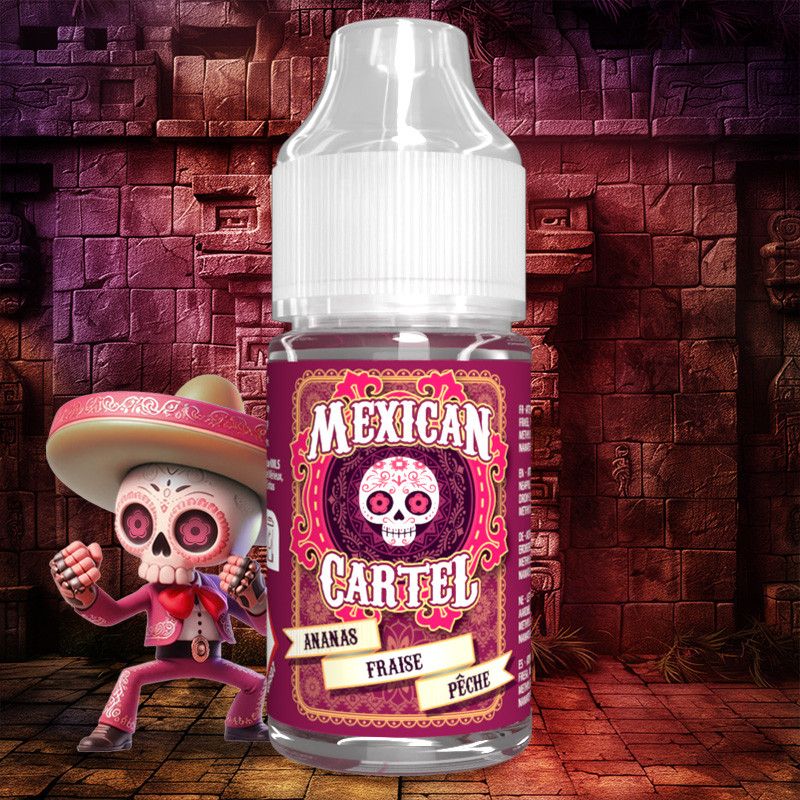 Concentré Ananas Fraise Pêche 30ml - Mexican Cartel