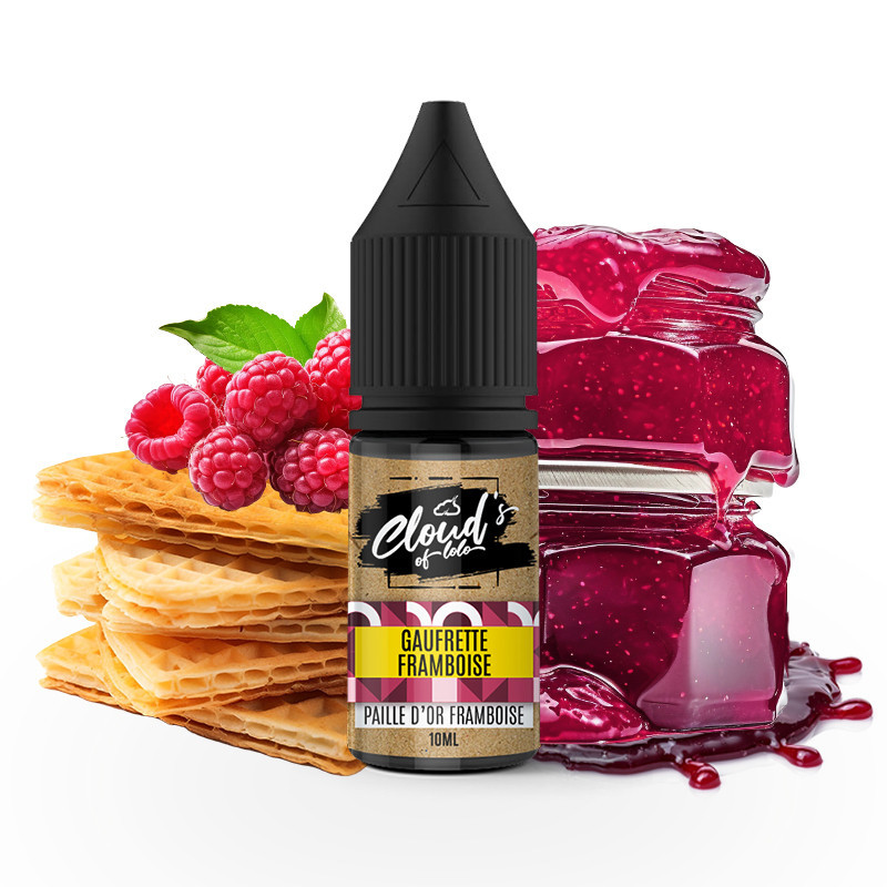 Concentré Gaufrette Framboise 10ml - Cloud's of Lolo
