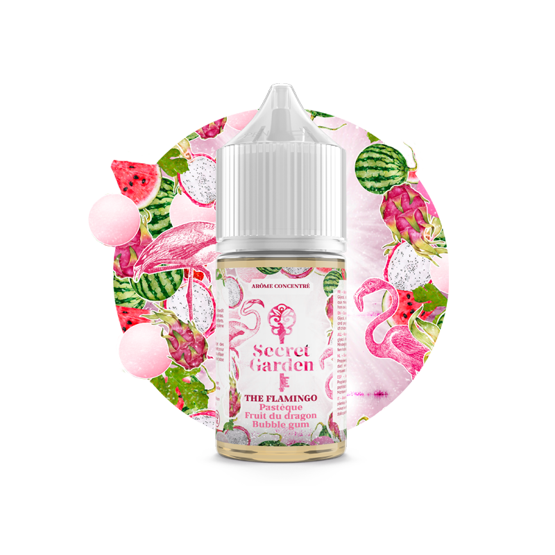 Concentré The Flamingo 30ml Secret Garden (Concentré The Flamingo 30ml Secret Garden - Secret's LAb) - Secrets Lab