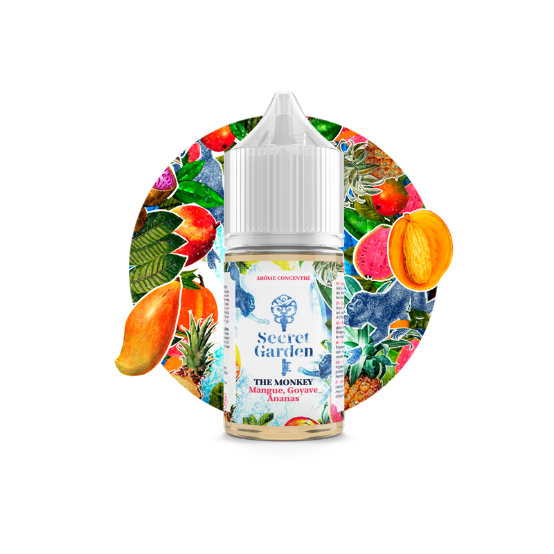 Concentré The Monkey 30ml Secret Garden (Concentré The Monkey 30ml Secret Garden - Secret's LAb) - Secrets Lab