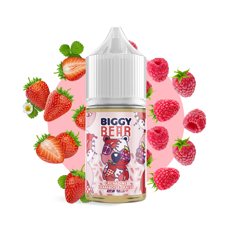 Concentré Grenadine Framboise Fraise 30ml - Biggy Bear