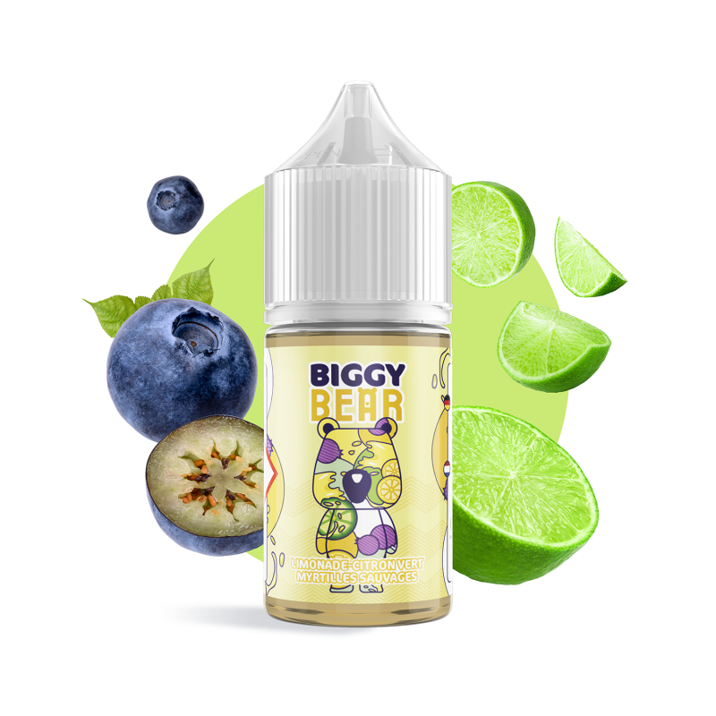 Concentré Limonade Citron Vert Myrtilles Sauvages 30ml - Biggy Bear
