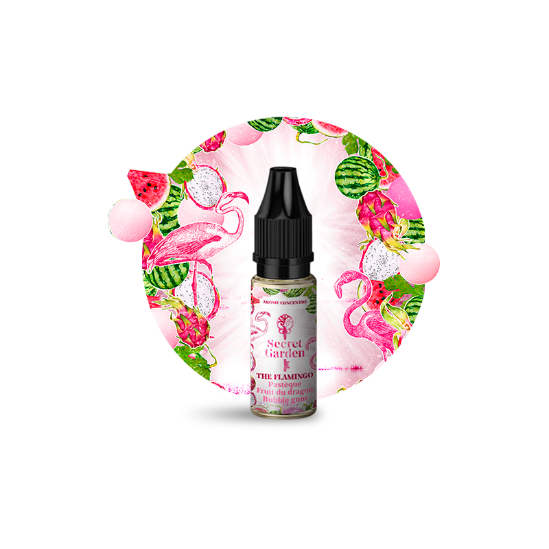 Concentré The Flamingo 10ml Secret Garden (Concentré The Flamingo 10ml Secret Garden - Secret's LAb) - Secrets Lab