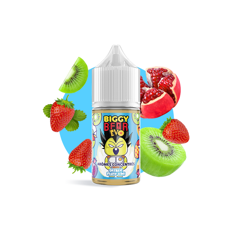 Concentré Grenade Fraise Kiwi 30ml - Biggy Bear EVO