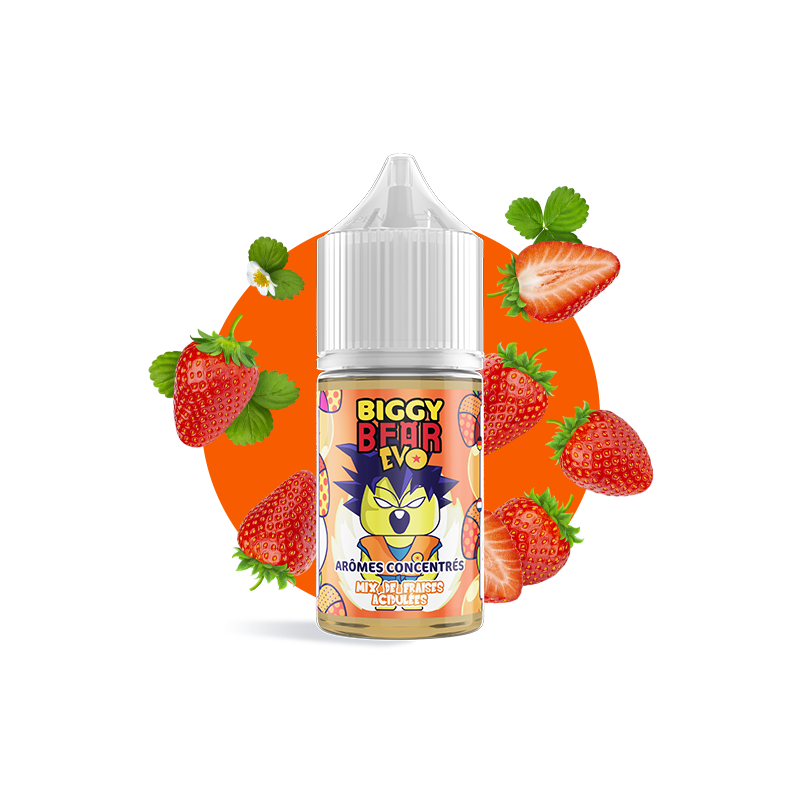 Concentré Mix de Fraises Acidulées 30ml - Biggy Bear EVO