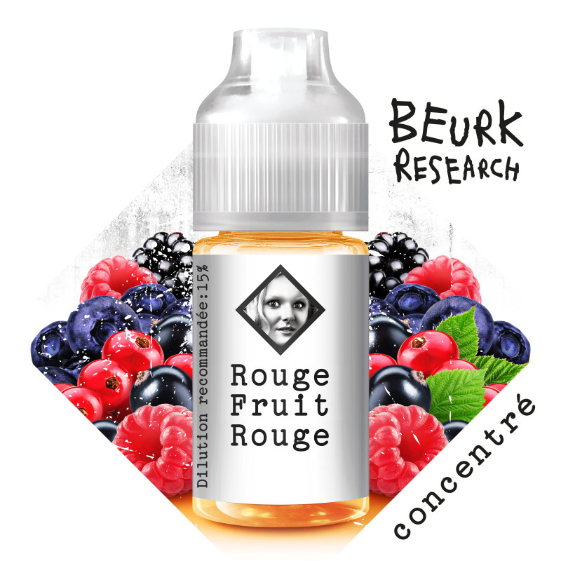 Concentré Rouge Fruit Rouge 30ml - Beurk Research