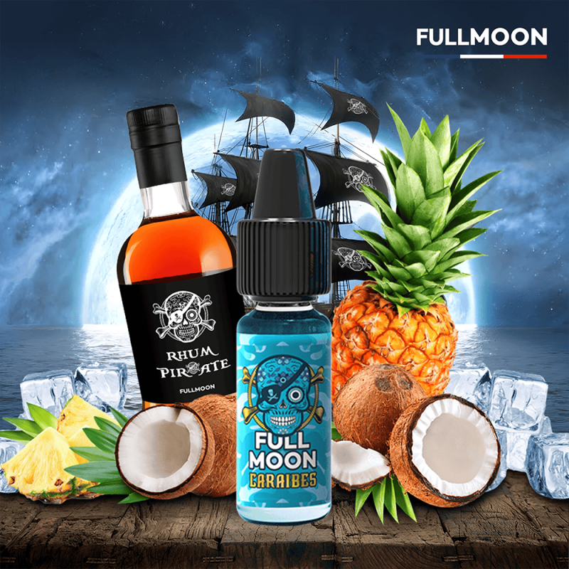 Concentré Caraibes 10ml Pirates - Full Moon