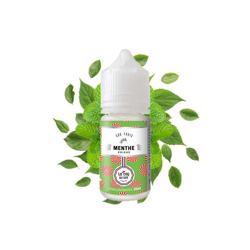 Concentré Menthe Poivrée 30ml Coq Frais (Concentré Menthe Poivrée 30ml Coq Frais - Le Coq qui Vape) - Airomia