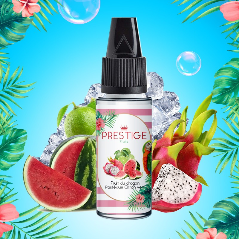 Concentré Fruits du Dragon Pastèque Citron Vert 10ml (Concentré Fruits du Dragon Pastèque Citron Vert 10ml - Prestige Fruits)