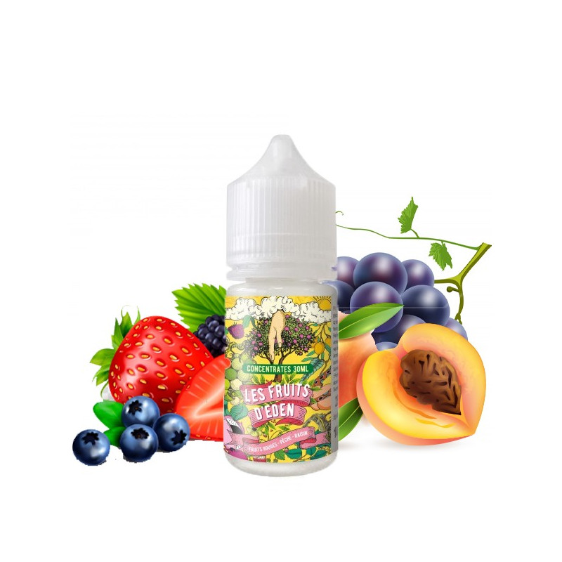 Concentré Fruits Rouges Pêche Raisin 30ml (Concentré Fruits Rouges Pêche Raisin 30ml - Les Fruits d'Eden) - Airomia