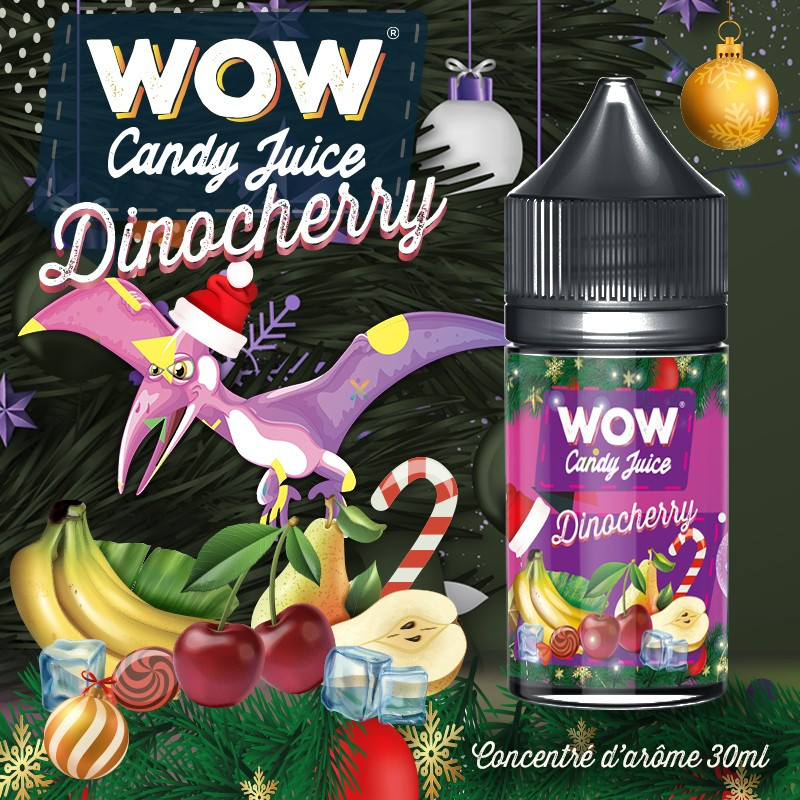 Concentré Dinocherry 30ml WOW Candy Juice - Made in Vape