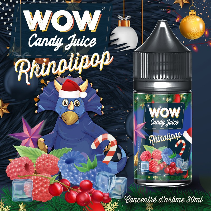 Concentré Rhinolipop 30ml WOW Candy Juice - Made in Vape