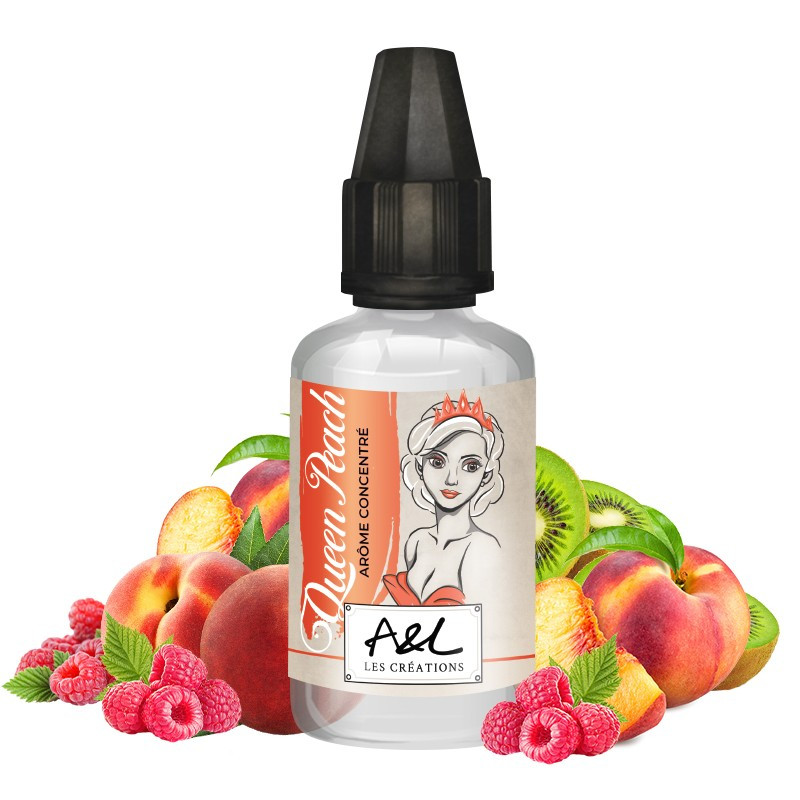 Concentré Queen Peach 30ml Les Créations - Arômes et Liquides