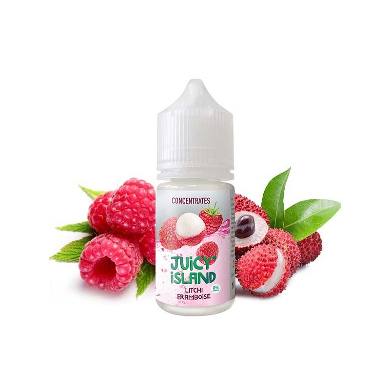 Concentré Litchi Framboise 30ml (Concentré Litchi Framboise 30ml - Juicy' Island) - Airomia