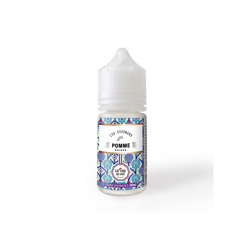 Concentré Pomme Shisha 30ml Coq Gourmand (Concentré Pomme Shisha 30ml Coq Gourmand - Le Coq qui Vape) - Airomia