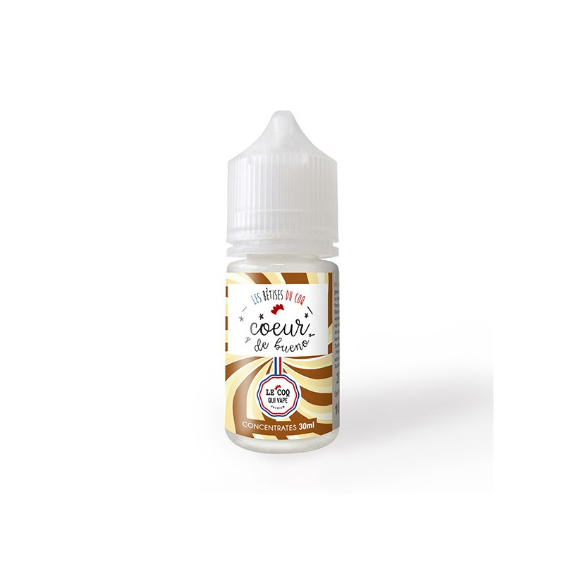 Concentré Coeur de Bueno 30ml Les Bêtises du Coq (Concentré Coeur de Bueno 30ml Les Bêtises du Coq - Le Coq qui Vape) - Airomia