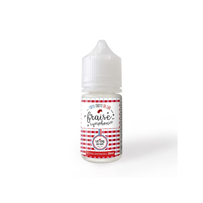 Concentré Fraise Symphonie 30ml Tutti Frutti du Coq (Concentré Fraise Symphonie 30ml Tutti Frutti du Coq - Le Coq qui Vape) - Airomia