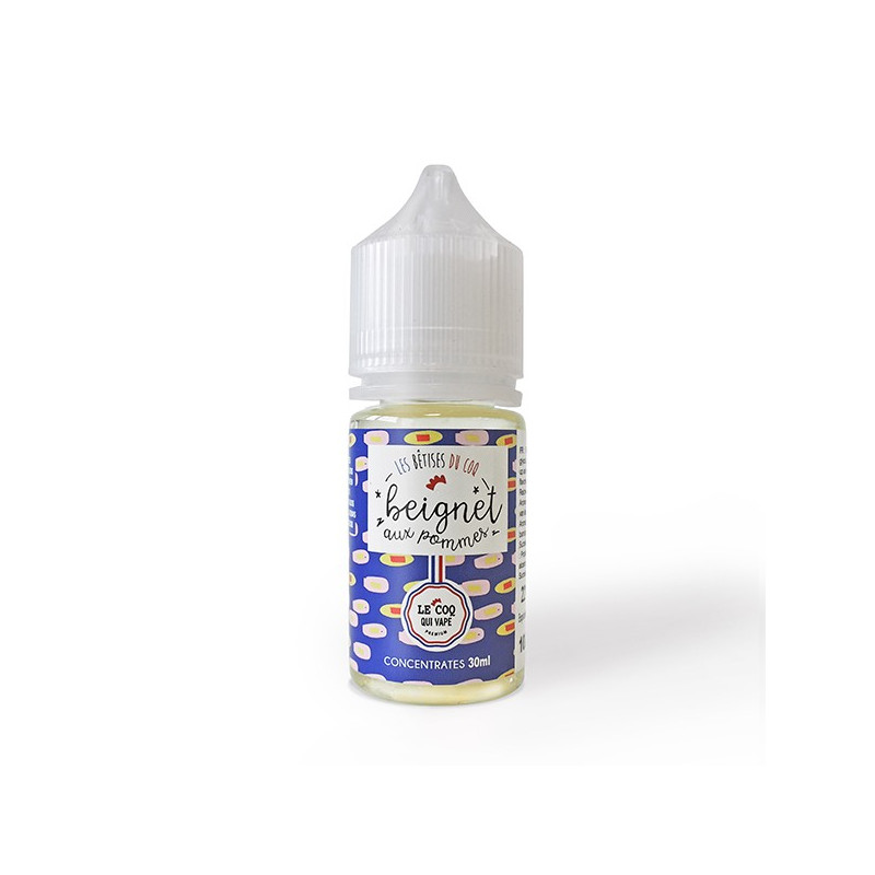 Concentré Beignet aux Pommes 30ml Les Bêtises du Coq (Concentré Beignet aux Pommes 30ml Les Bêtises du Coq - Le Coq qui Vape) - Airomia