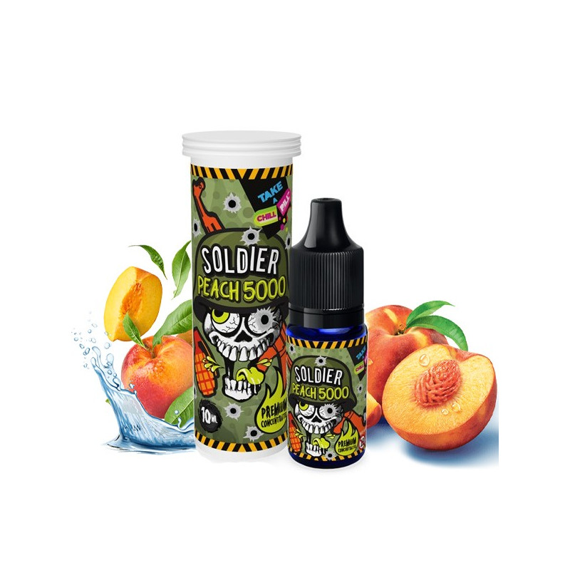 Concentré Soldier - Peach 5000 10ml - Chill Pill