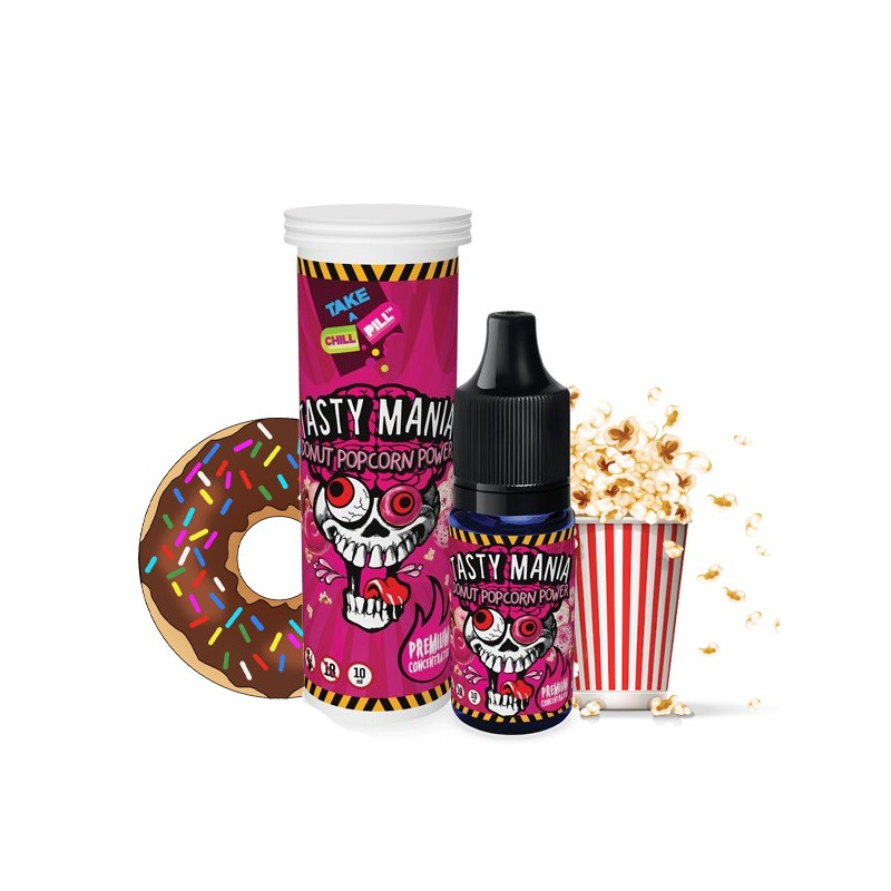 Concentré Tasty Mania - Donut Popcorn Power 10ml - Chill Pill
