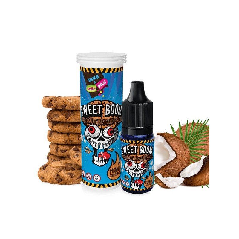 Concentré Sweet Boom - Coconut Biscuit 10ml - Chill Pill