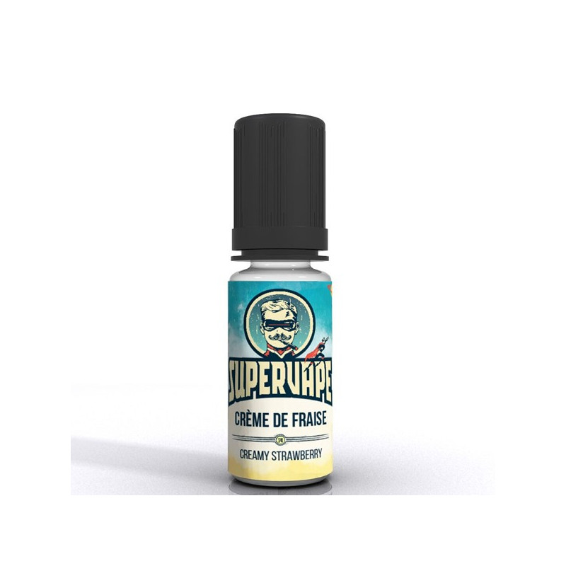 Concentré Crème de fraise 10ml (Concentré Crème de fraise 10ml - Supervape) - Le French Liquide