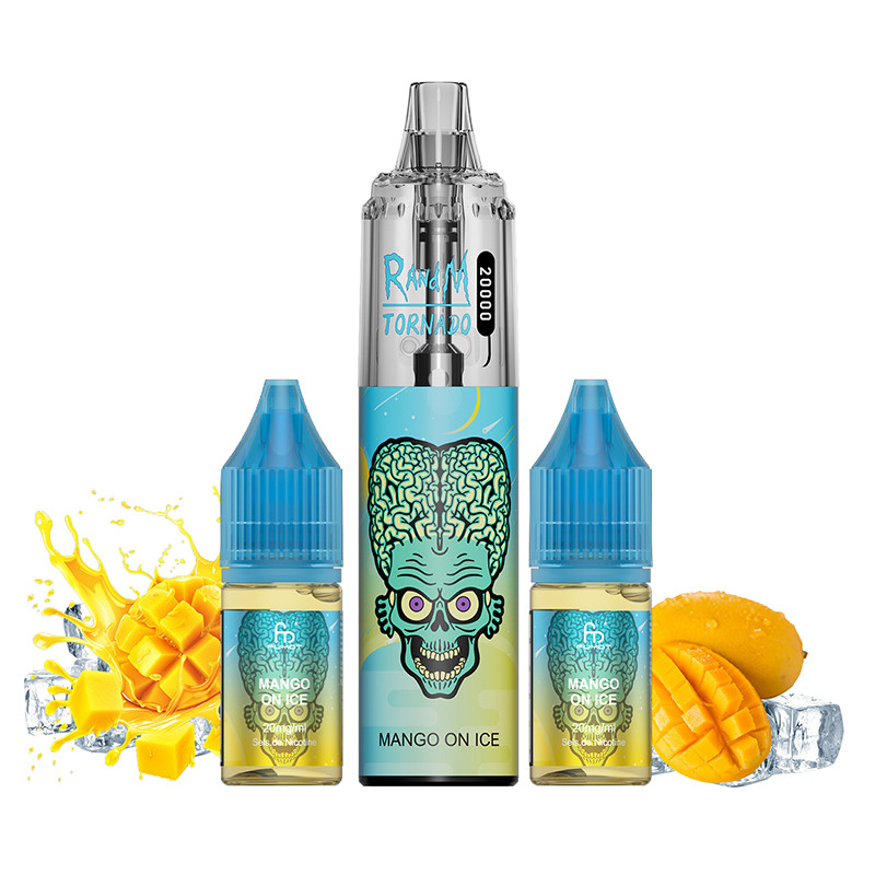 Puff Tornado RandM 20K Mango on Ice 850mAh (Nicotine:20 mg/ml) - Fumot