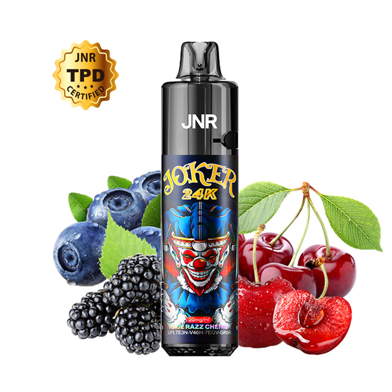 Puff Joker 24K Blue Razz Cherry 800mAh 2ml (Nicotine:20 mg/ml) - JNR