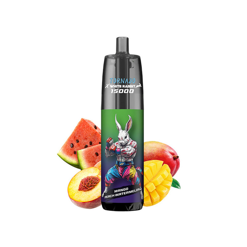 Puff Tornado 15K Mango Peach Watermelon 650mAh 14ml (Nicotine:10 mg/ml) - Tornado x White Rabbit