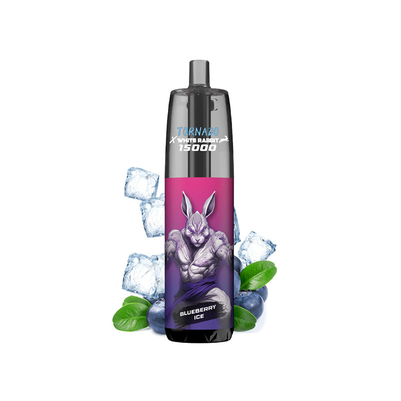 Puff Tornado 15K Blueberry Ice 650mAh 14ml (Nicotine:10 mg/ml) - Tornado x White Rabbit