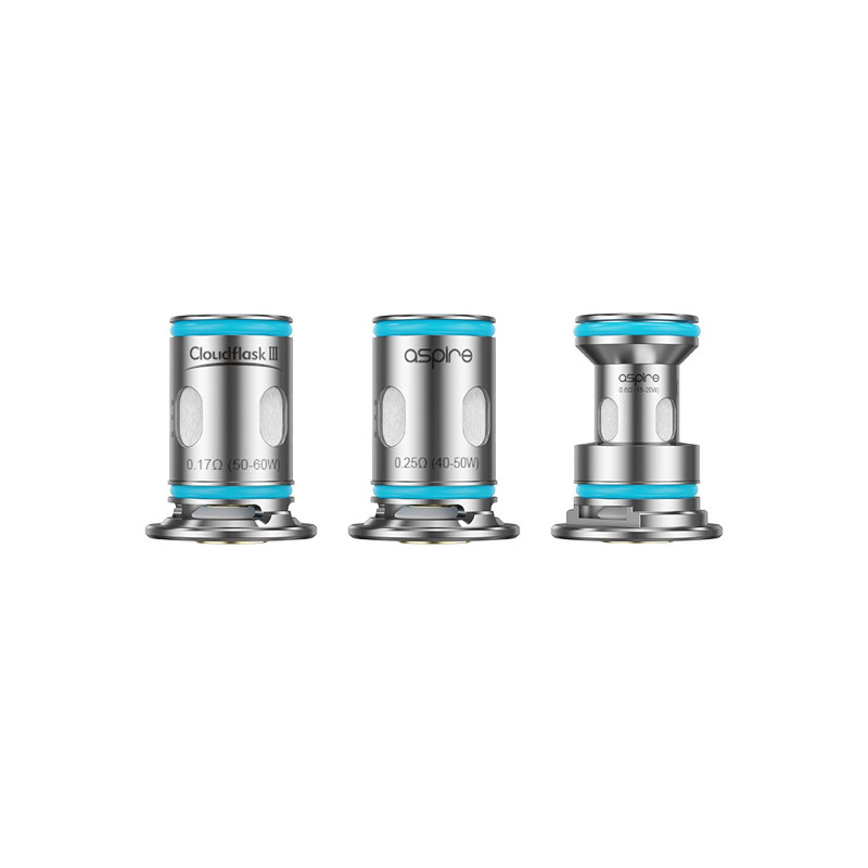 Résistances Cloudflask X (0.17/0.25/0.6) (Ohmages:0.17 Ohms) - Aspire