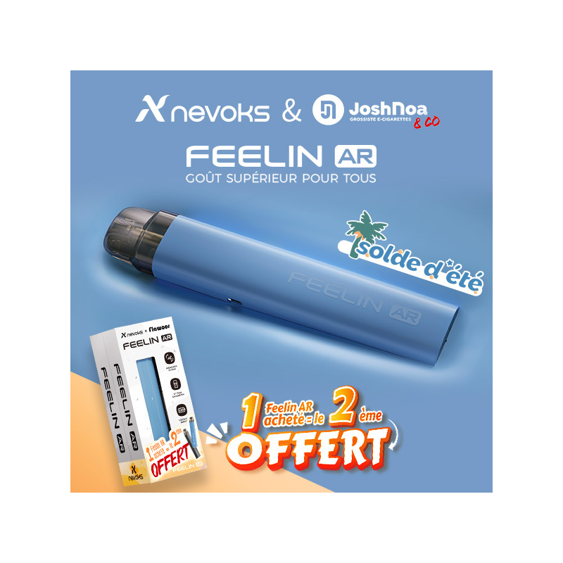 Kit Pod Feelin AR 1000mAh (Couleurs :Melon Orange) - Nevoks
