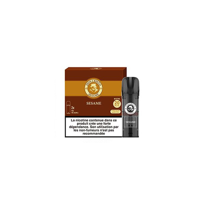 Pod pré-rempli Don Cristo Sésame 2ml (Nicotine:20 mg/ml) - PGVG Labs